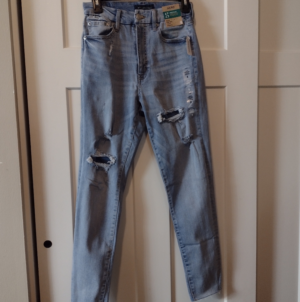Aeropostale Super High Rise Curvy Jegging/Jeans (size 8)
